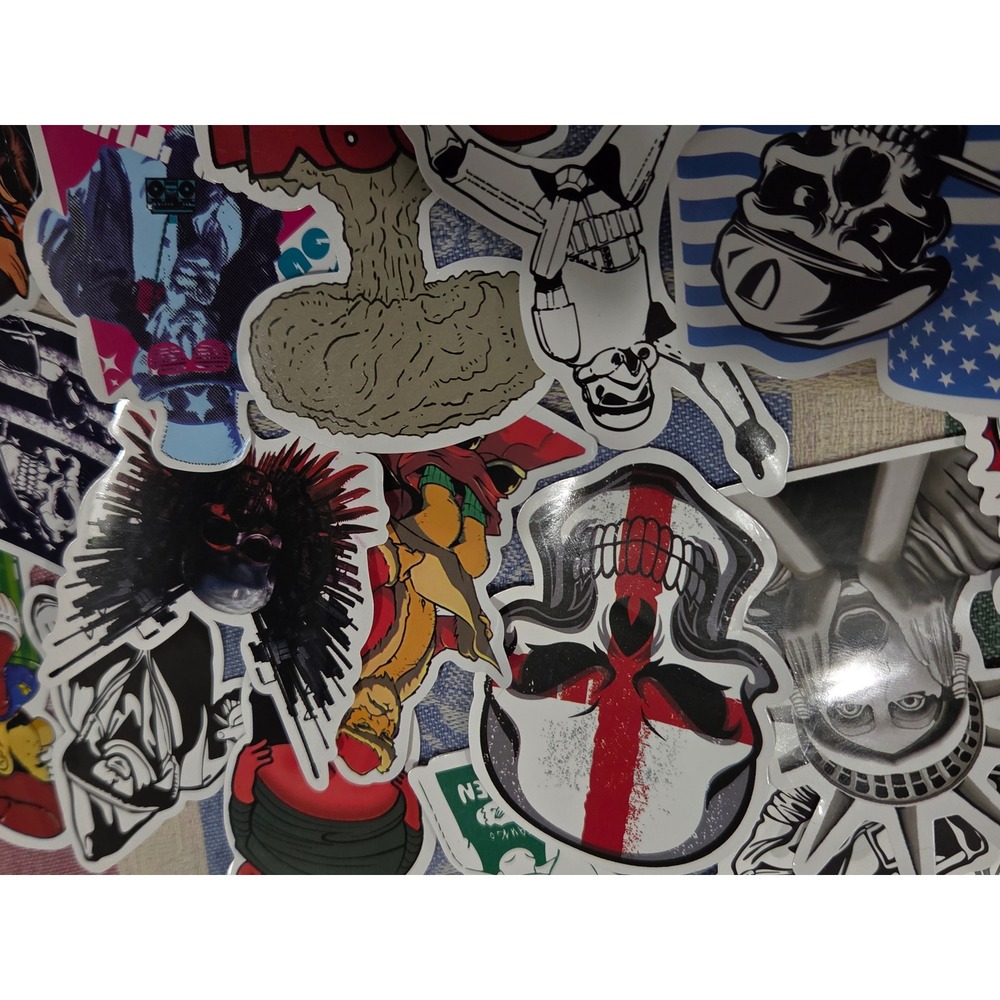 Explicit Adult Vinyl Sticker Pack Edgy Streetwear Pop Culture Skulls Decals